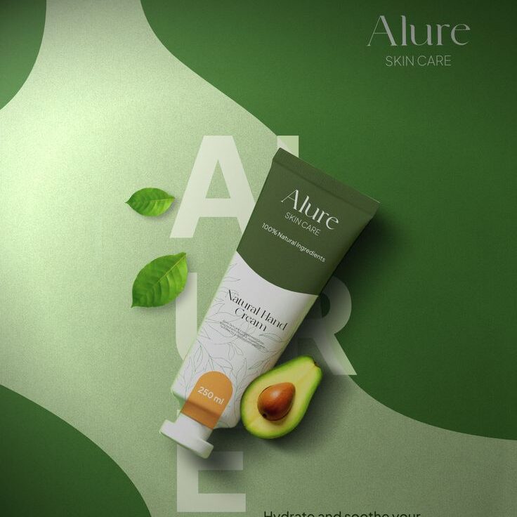 Alure Hand Cream _ Cosmetics Poster Design