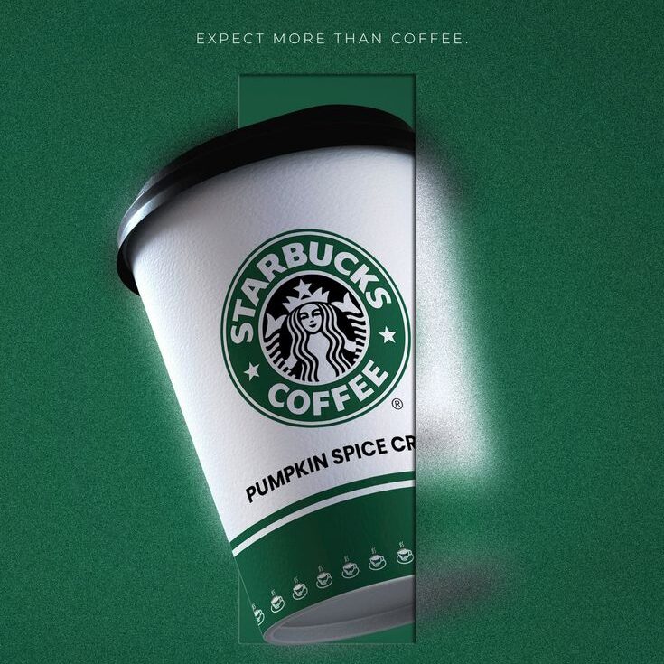 Best Starbucks Coffee Minimalist Poster Design